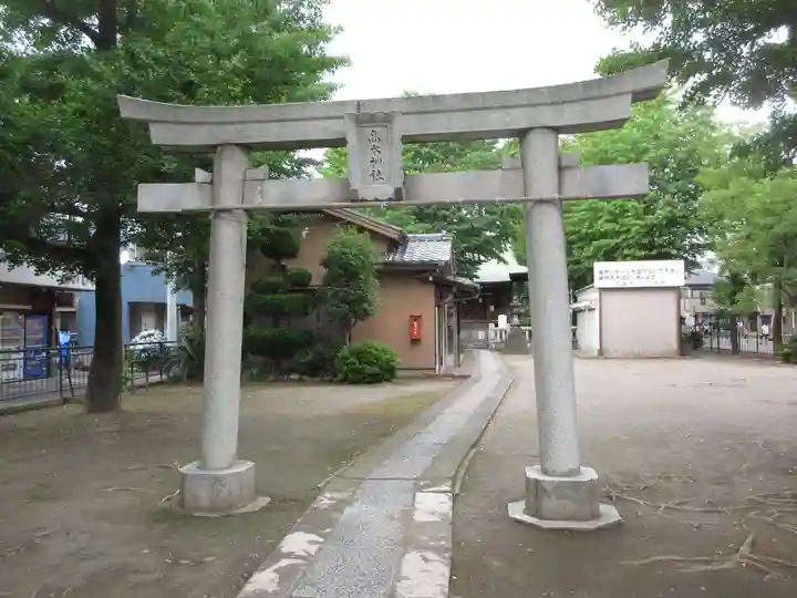 高木神社の鳥居