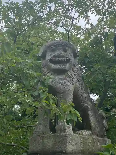 岡湊神社の狛犬