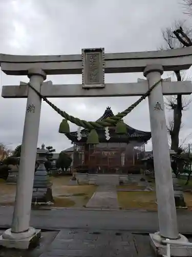 建石勝神社の鳥居