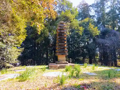 於美阿志神社（檜隈寺跡）の塔