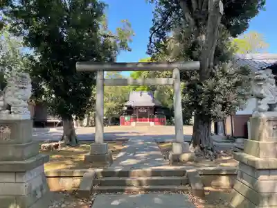 中町天祖神社の鳥居