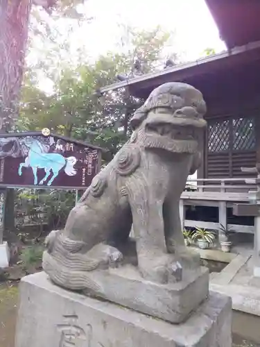千束八幡神社の狛犬