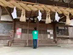 川田八幡神社の本殿