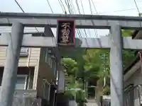 不動寺の鳥居