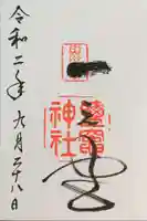 志波彦神社・鹽竈神社の御朱印