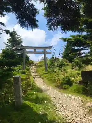 弥山神社(天河大辨財天社奥宮)の鳥居