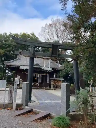 佐野赤城神社の鳥居