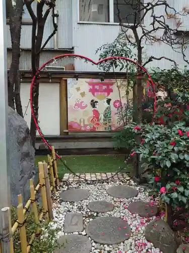 露天神社（お初天神）の庭園