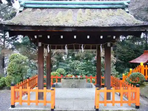 建勲神社の手水舎