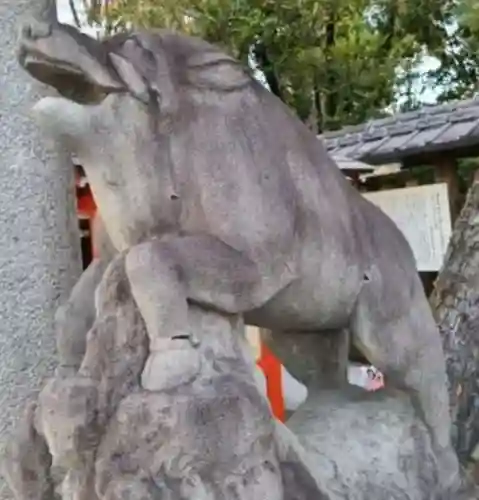 護王神社の狛犬