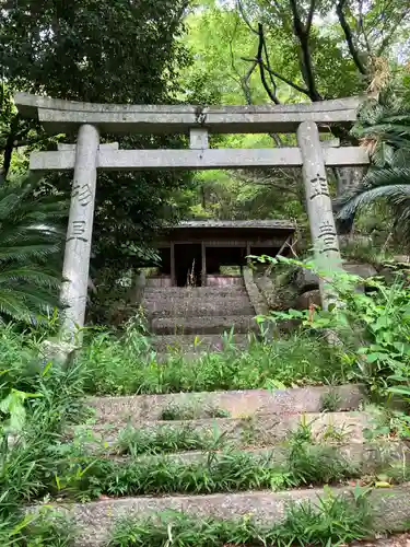 河野神社(善応寺古墳)の鳥居