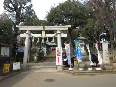 太子堂八幡神社の鳥居