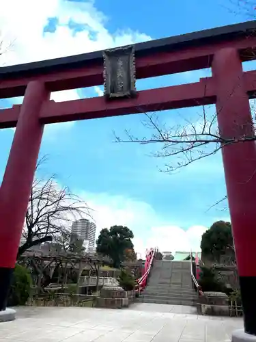 亀戸天神社の鳥居