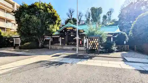白金氷川神社の狛犬