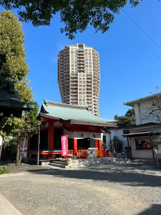 麻布氷川神社の本殿・本堂
