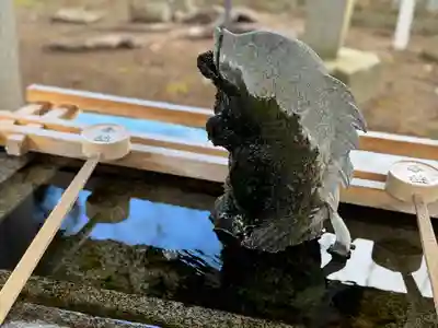 神炊館神社 ⁂奥州須賀川総鎮守⁂の手水舎