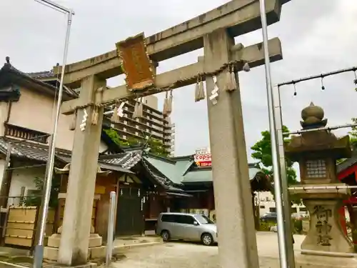 宿院頓宮の鳥居