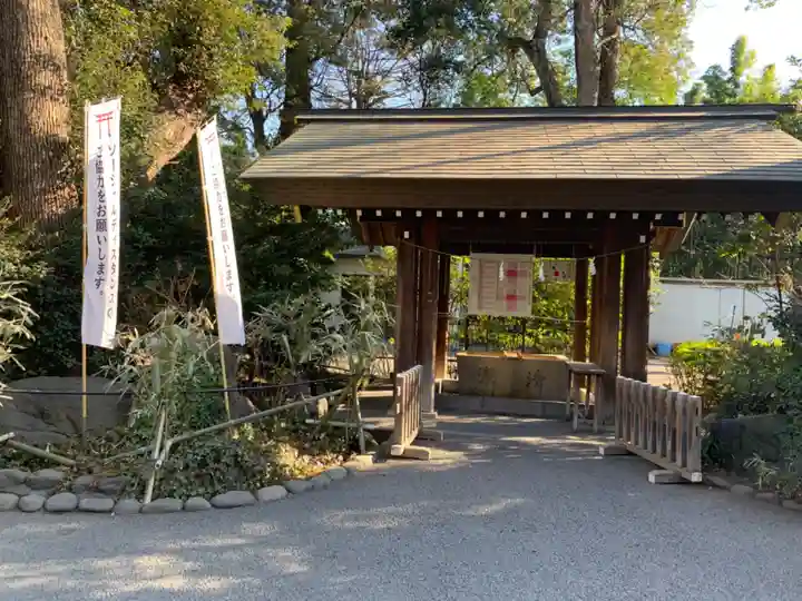 阿佐ヶ谷神明宮の手水舎