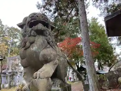 針綱神社の狛犬