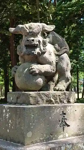 長沼神社の狛犬