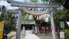 新田神社の鳥居