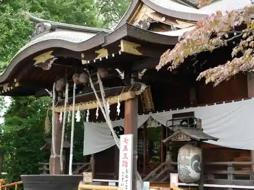 鎮守氷川神社の本殿