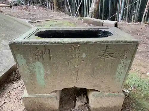 諏訪神社の手水舎
