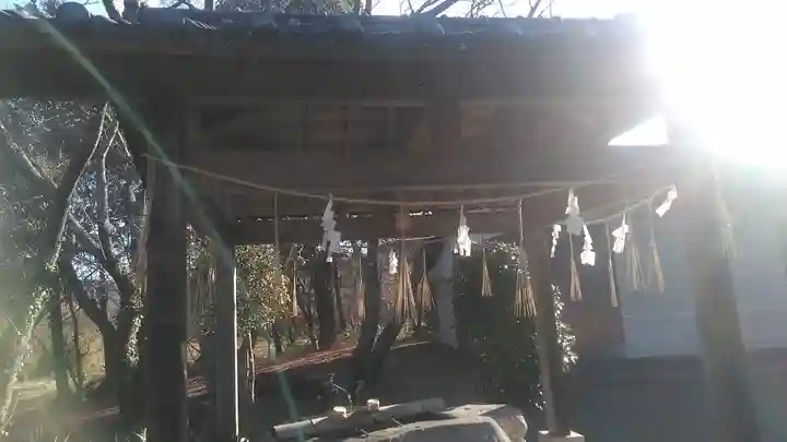 箭山神社下宮の手水舎