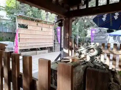 戸越八幡神社の手水舎