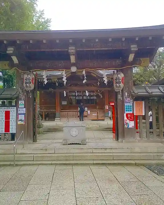 下谷神社の山門・神門