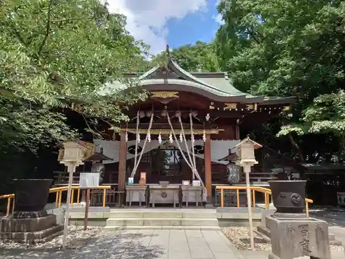 鎮守氷川神社の本殿