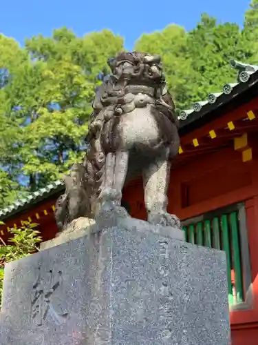 日光二荒山神社中宮祠の狛犬