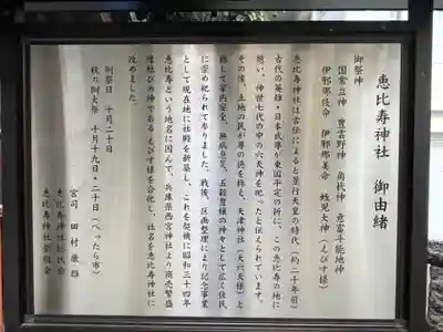 恵比寿神社の歴史