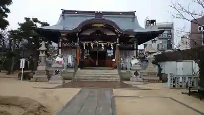 打出天神社の本殿・本堂