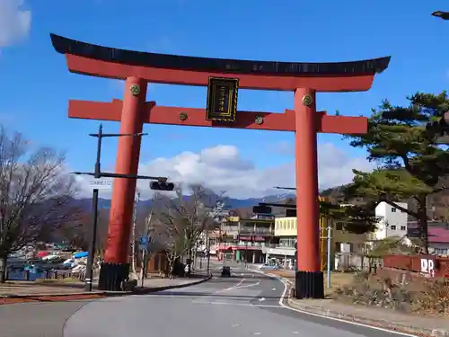 神橋(二荒山神社)の鳥居