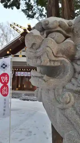 新琴似神社の狛犬