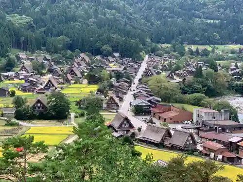 旧平瀬温泉神社の景色