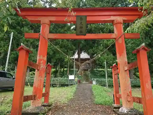 白久神社の鳥居