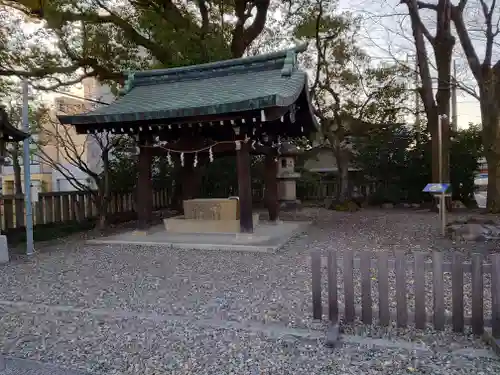 溝旗神社（肇國神社）の手水舎