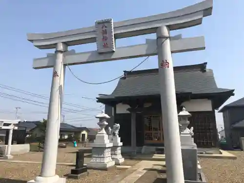 田村八幡駒形両神社の鳥居