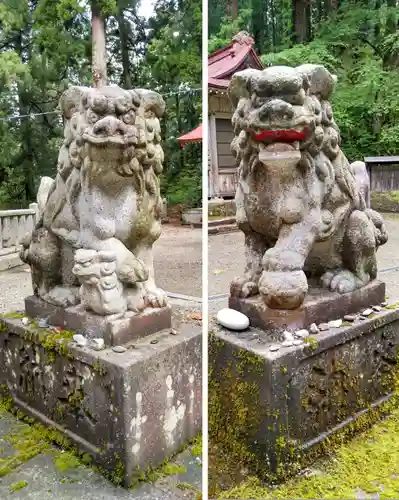 風巻神社の狛犬