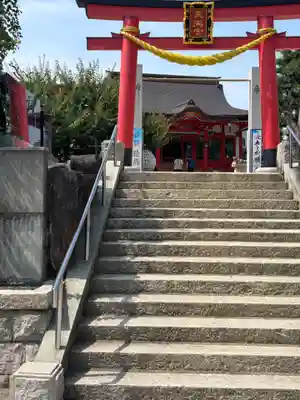 綱敷天満宮の鳥居