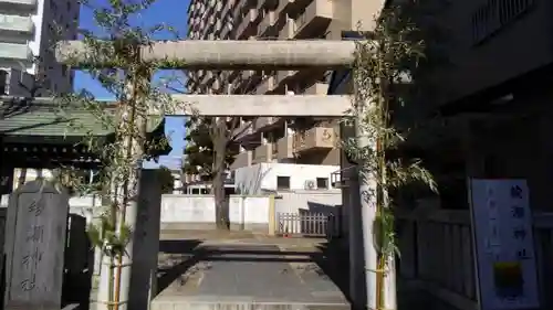 綾瀬神社の鳥居