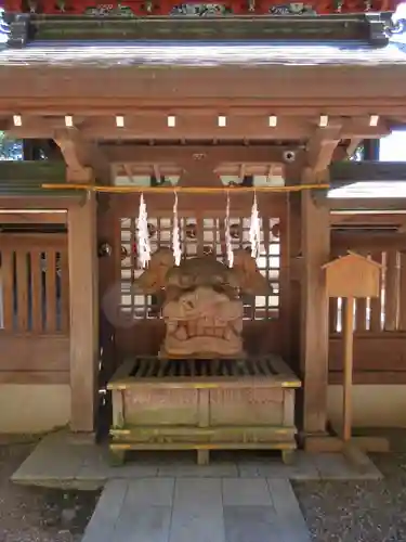 山名八幡宮の狛犬