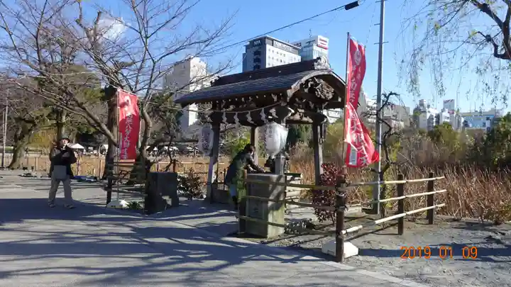 寛永寺不忍池弁天堂の手水舎