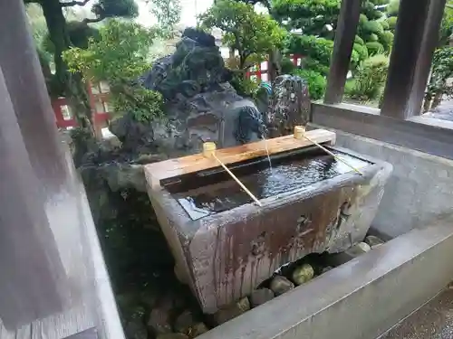 埴生神社の手水舎