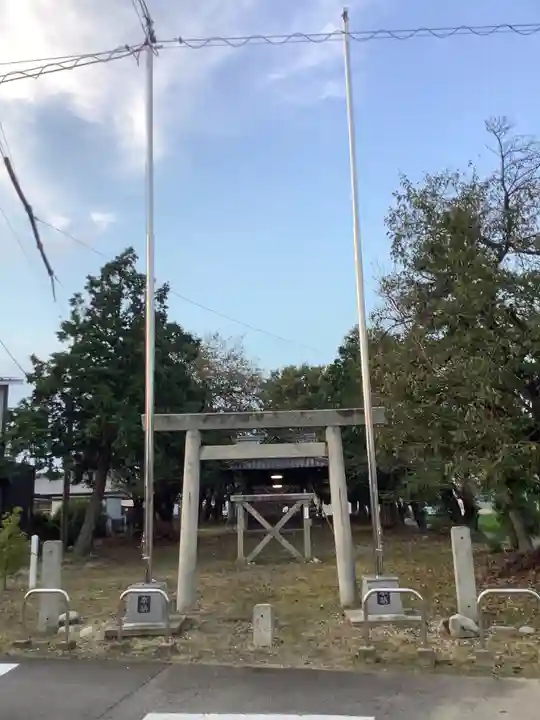 神明社(小折神明社)の鳥居