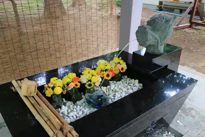 大谷地神社の手水舎