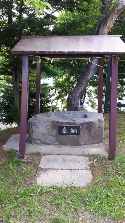 札幌南沢神社の手水舎