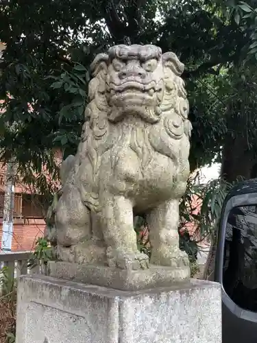 新井天神北野神社の狛犬